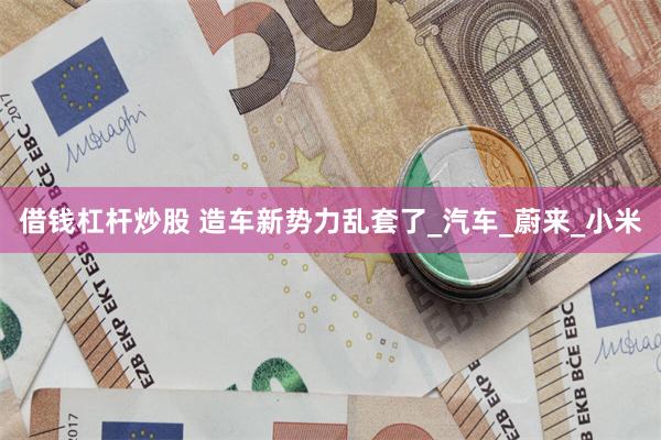 借钱杠杆炒股 造车新势力乱套了_汽车_蔚来_小米