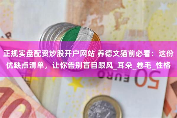 正规实盘配资炒股开户网站 养德文猫前必看：这份优缺点清单，让你告别盲目跟风_耳朵_卷毛_性格