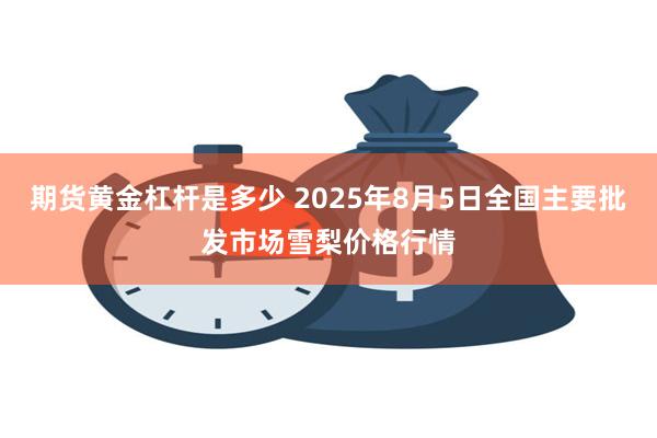 期货黄金杠杆是多少 2025年8月5日全国主要批发市场雪梨价格行情