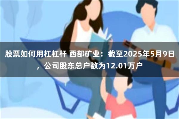 股票如何用杠杠杆 西部矿业：截至2025年5月9日，公司股东总户数为12.01万户