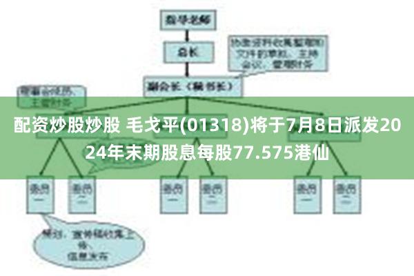 配资炒股炒股 毛戈平(01318)将于7月8日派发2024年末期股息每股77.575港仙