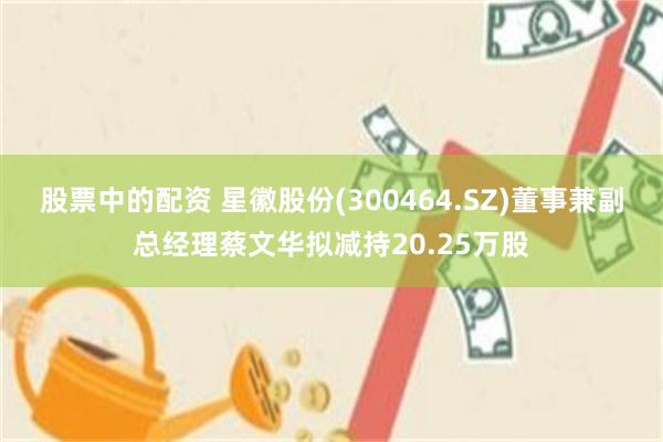 股票中的配资 星徽股份(300464.SZ)董事兼副总经理蔡文华拟减持20.25万股