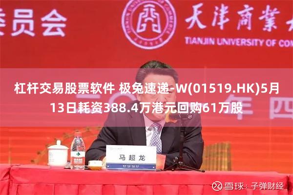 杠杆交易股票软件 极兔速递-W(01519.HK)5月13日耗资388.4万港元回购61万股