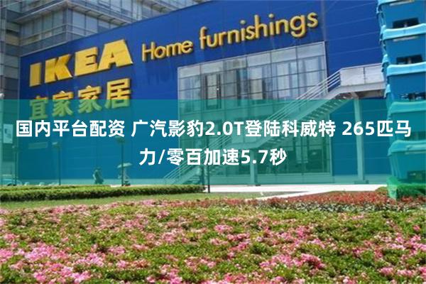 国内平台配资 广汽影豹2.0T登陆科威特 265匹马力/零百加速5.7秒