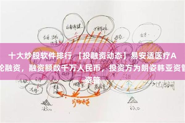 十大炒股软件排行 【投融资动态】易安适医疗A轮融资，融资额数千万人民币，投资方为朗姿韩亚资管
