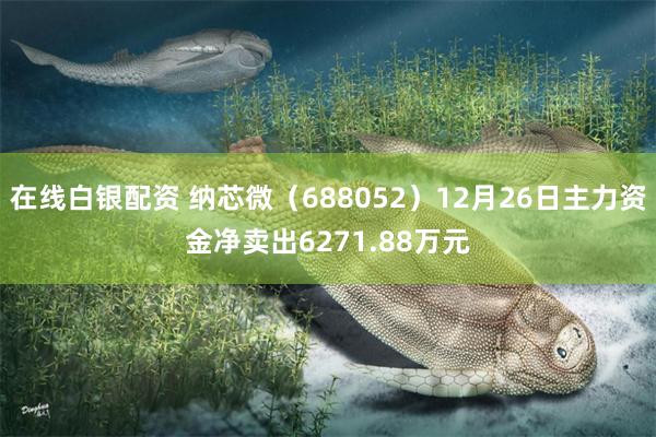 在线白银配资 纳芯微（688052）12月26日主力资金净卖出6271.88万元